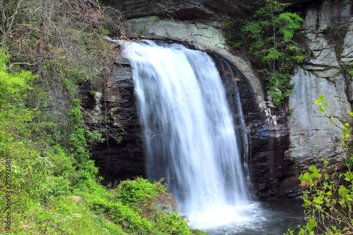 Water fall in North Carolina near the Blue Ridge Parkway