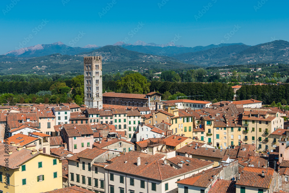 Paysage d'une ville italienne traditionnelle