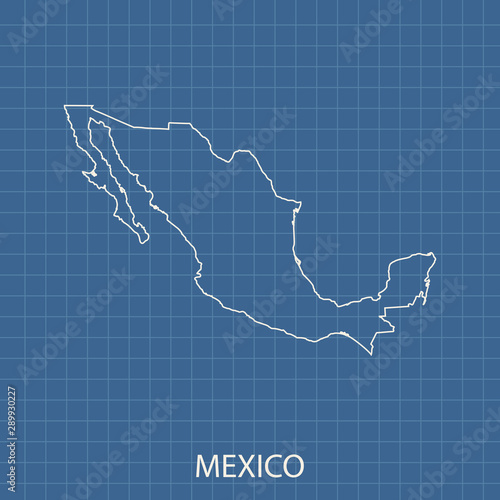 map of  Mexico