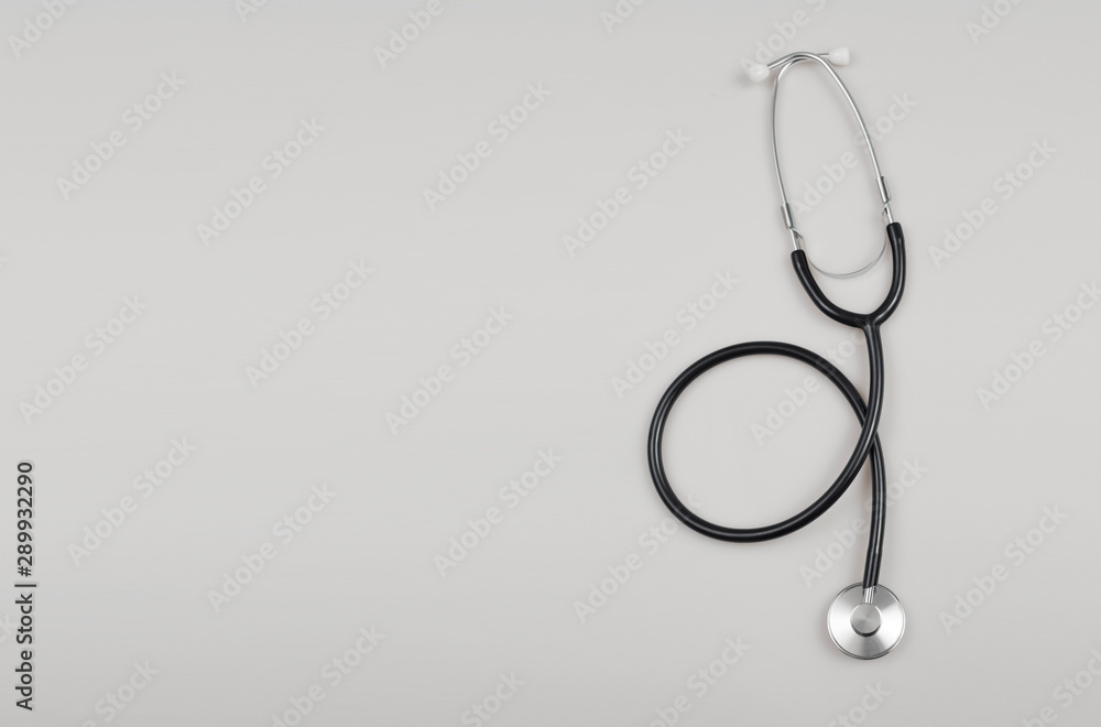 stethoscope on black background stethoscope on black background