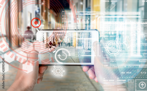 Augmented Reality device using smart technology