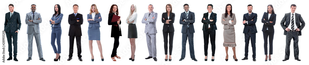 success concept - collage with many business people success concept - collage with many business people