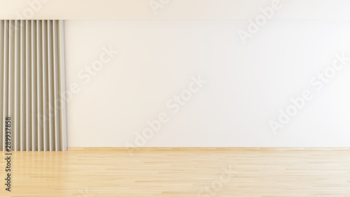 large luxury modern bright interiors empty room illustration 3D rendering computer generated image