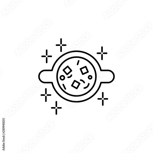 Tikka masala icon. Element of India culture icon