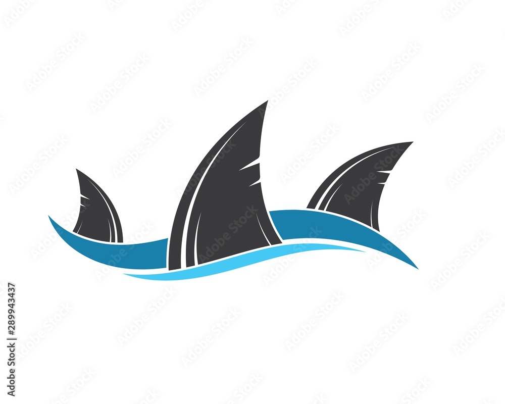 shark fin icon vector illustration shark fin icon vector illustration