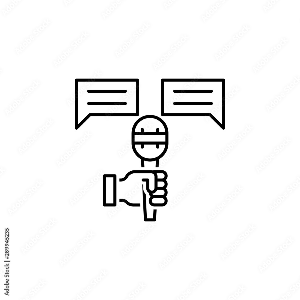 Interview icon. Element of interview icon Interview icon. Element of interview icon