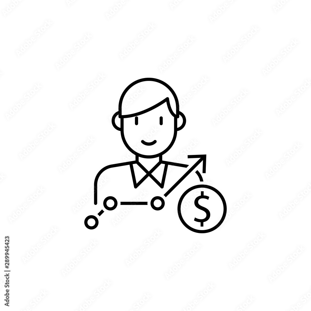 Salary icon. Element of interview icon Salary icon. Element of interview icon