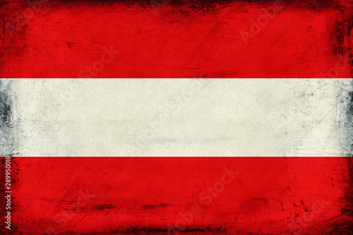 Vintage national flag of Austria background