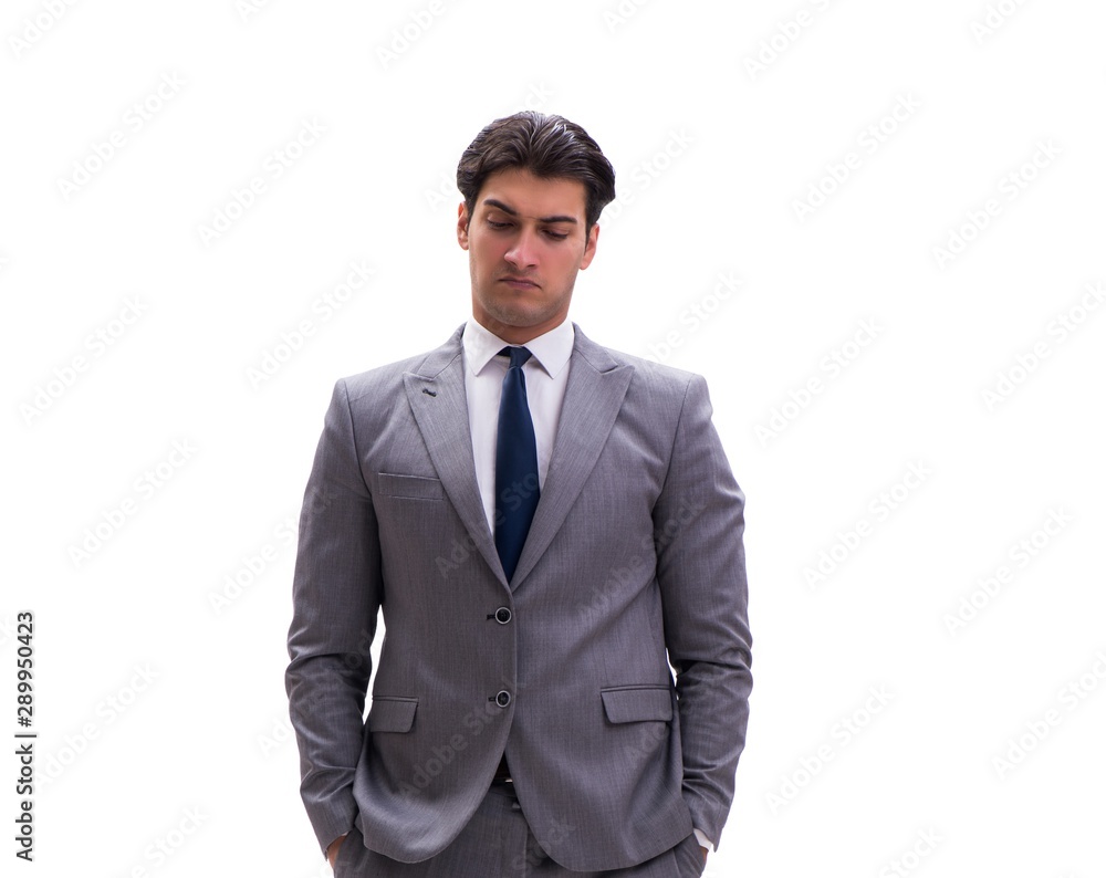 Businessman isolated on the white background Businessman isolated on the white background