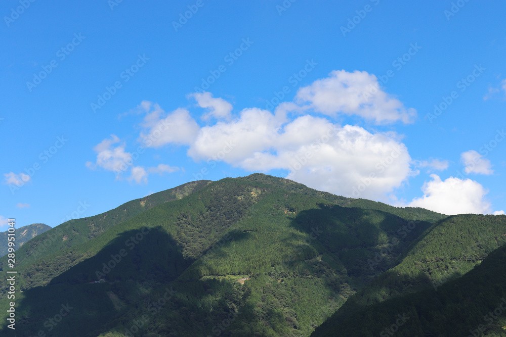 Fototapeta premium 菜の花台からの眺望（神奈川県秦野市）,The view form Nanohanadai at Yabitsu Pass(Hadano City,Kanagawa Pref,Japan)