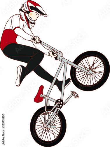 BMXをする男性