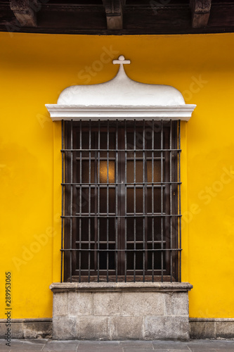 Architecture in downtown Lima, Peru. photo