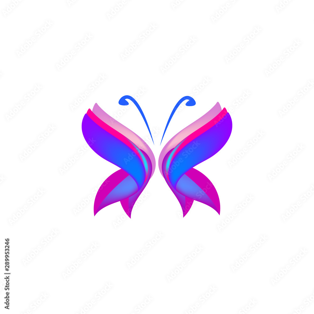 beauty butterfly logo template vector icon design beauty butterfly logo template vector icon design