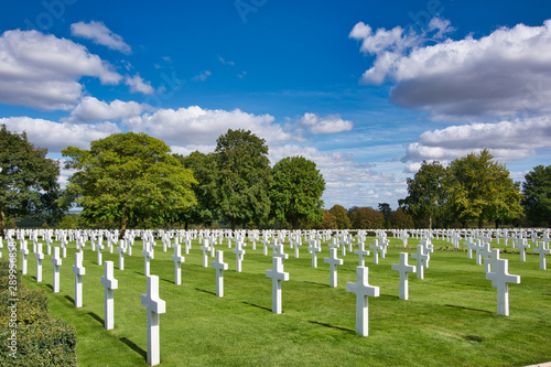 beautiful war cemetery in Europe 