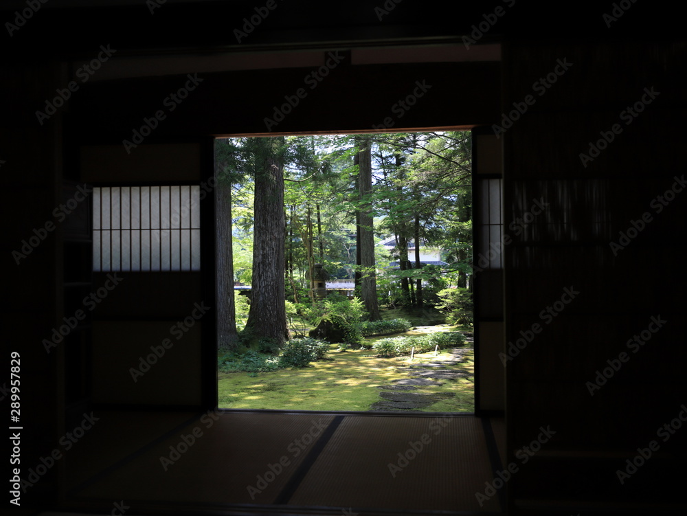a Japanese garden a Japanese garden