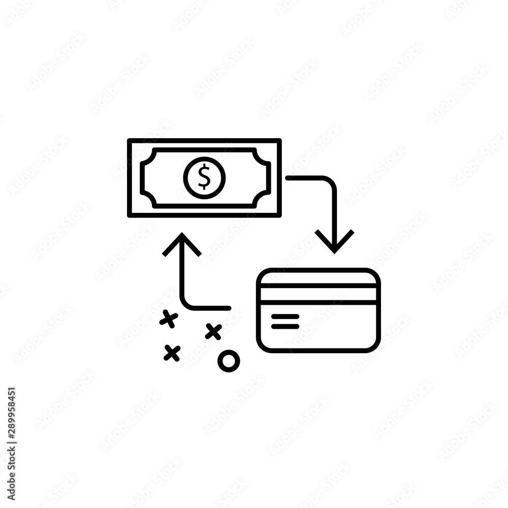 Card shop dollar icon. Element of online shopping icon Card shop dollar icon. Element of online shopping icon