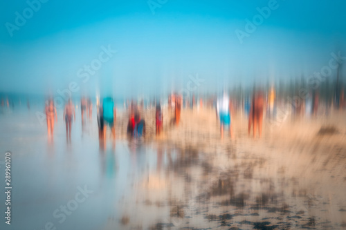 Fotografie Abstract photo effect,colorful impressionist style.