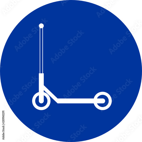 Schild Roller erlaubt