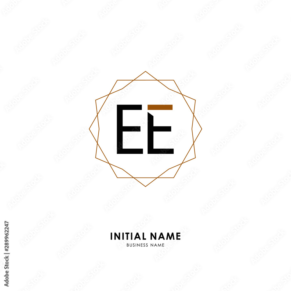 E EE Initial logo letter with minimalist concept. Vector with scandinavian style logo. E EE Initial logo letter with minimalist concept. Vector with scandinavian style logo.