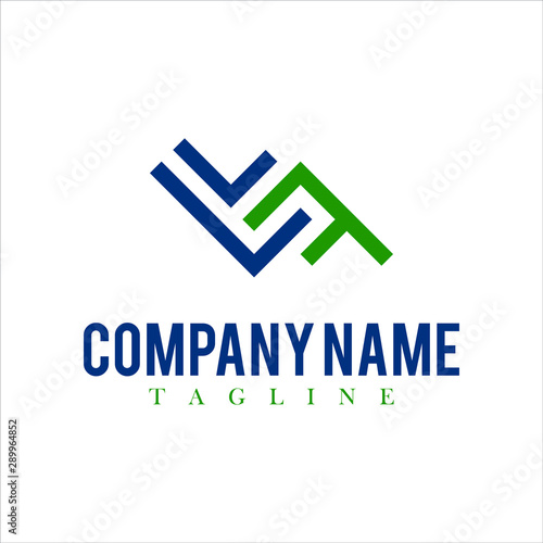 abstract business logo, letter llf logo. monogram logo. llc logo