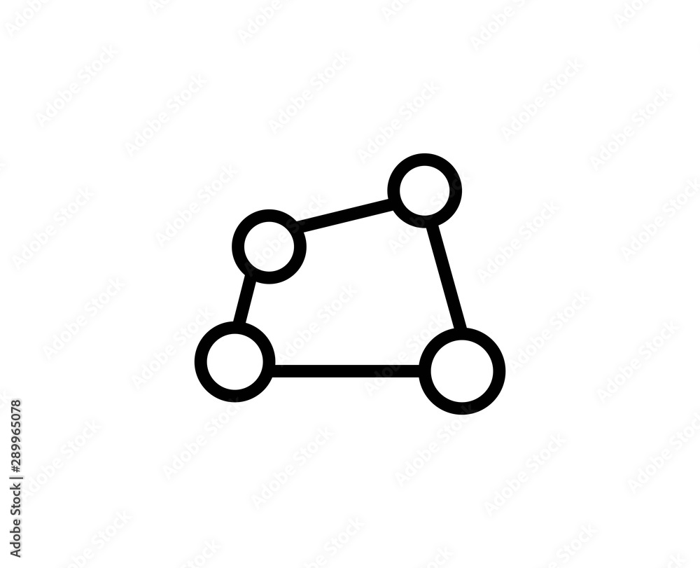 Atom line icon Atom line icon
