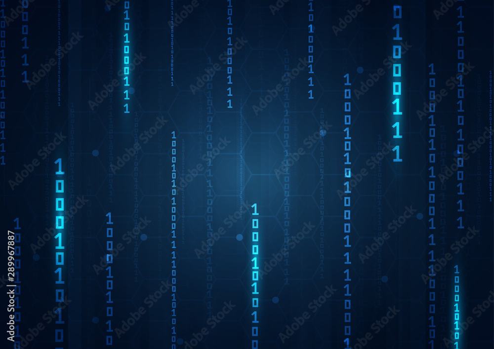 High tech technology geometric