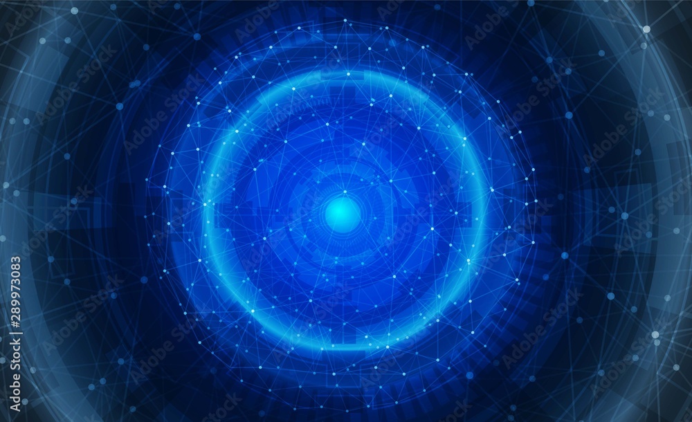 Obraz premium Abstract Light out technology background Hitech communication concept innovation background