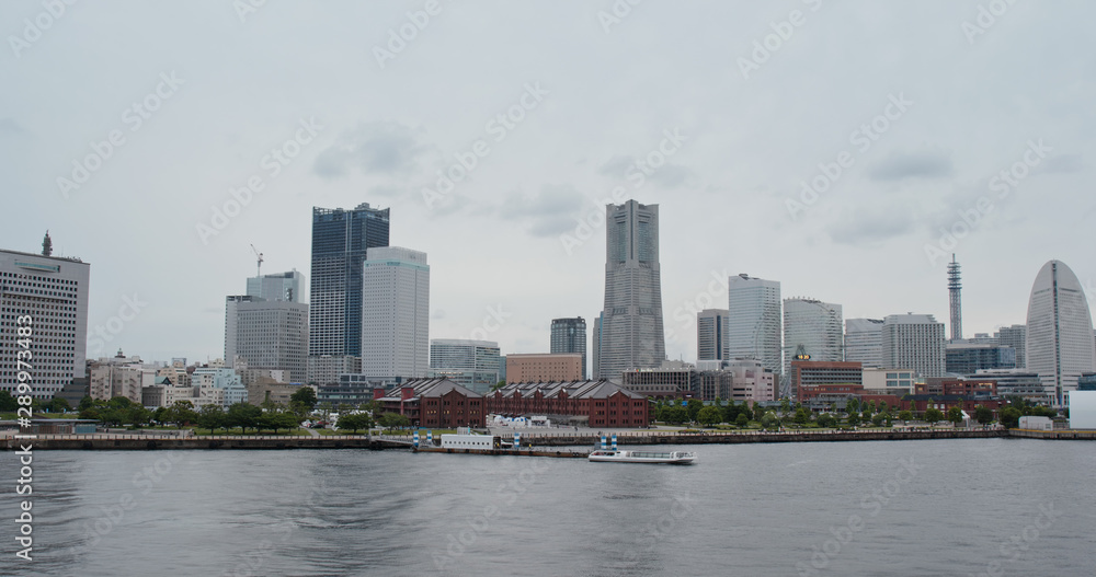 Yokohama city harbor