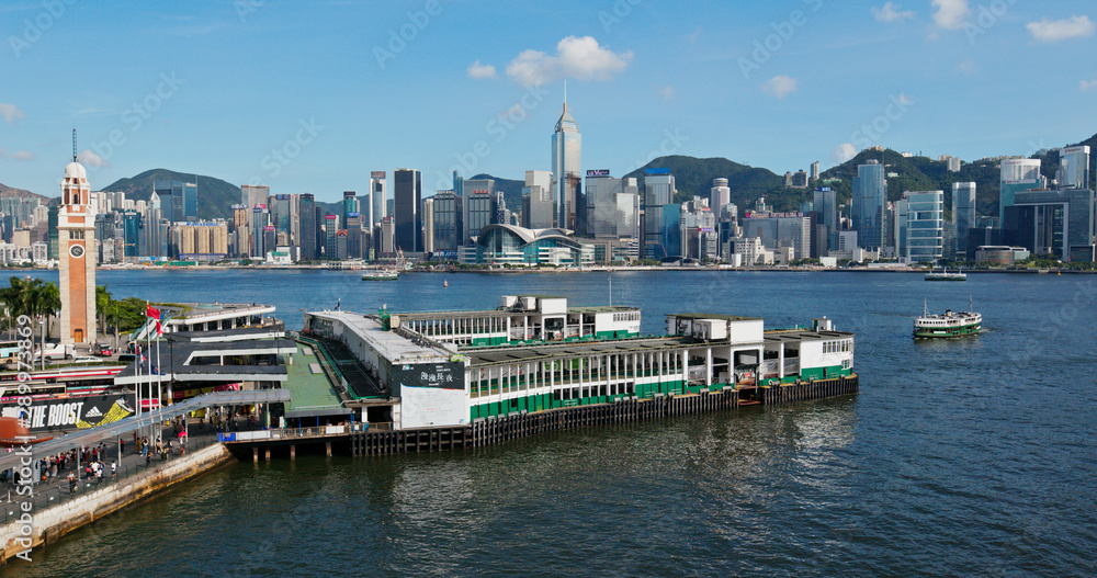 Naklejka premium Hong Kong landmark