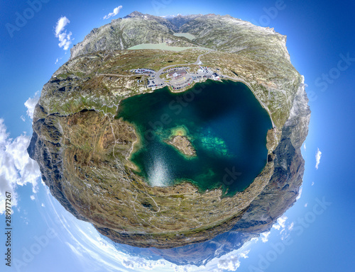 Grimselsee, Schweiz (little Planet) photo