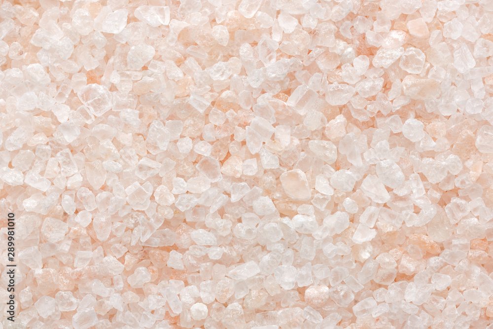 pink Himalayan salt as background