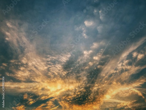 sky with clouds