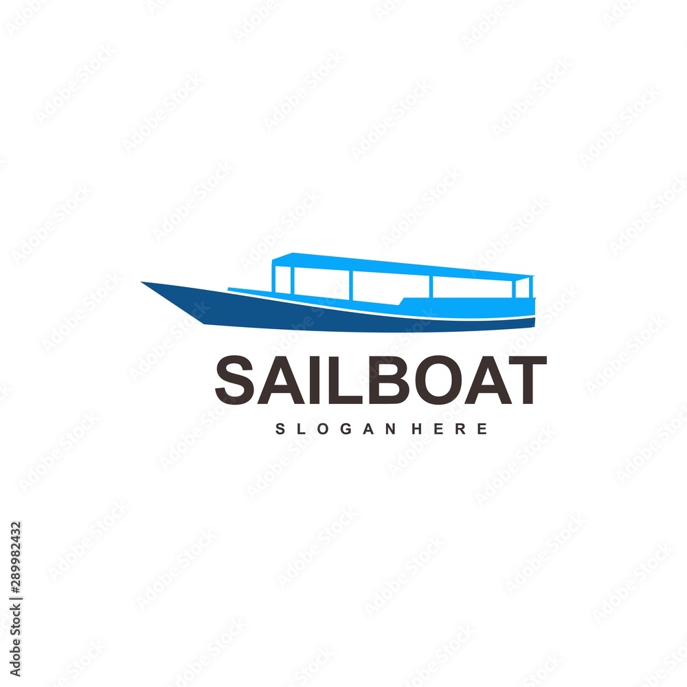 sail boat logo template, design concept vector sail boat logo template, design concept vector