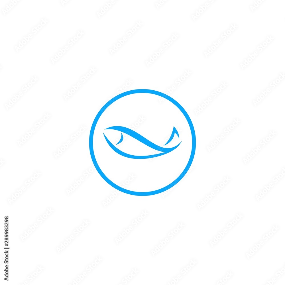 fish logo template, design concept vector, sea food fish logo template, design concept vector, sea food
