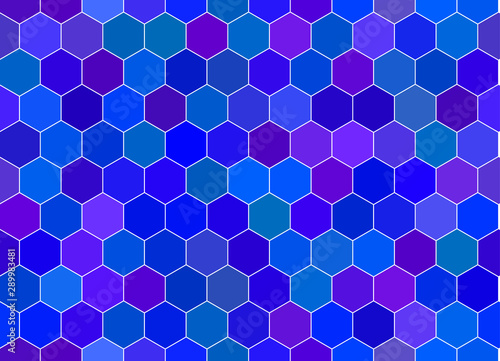 Honeycomb seamless background. Vector illustration for poster.