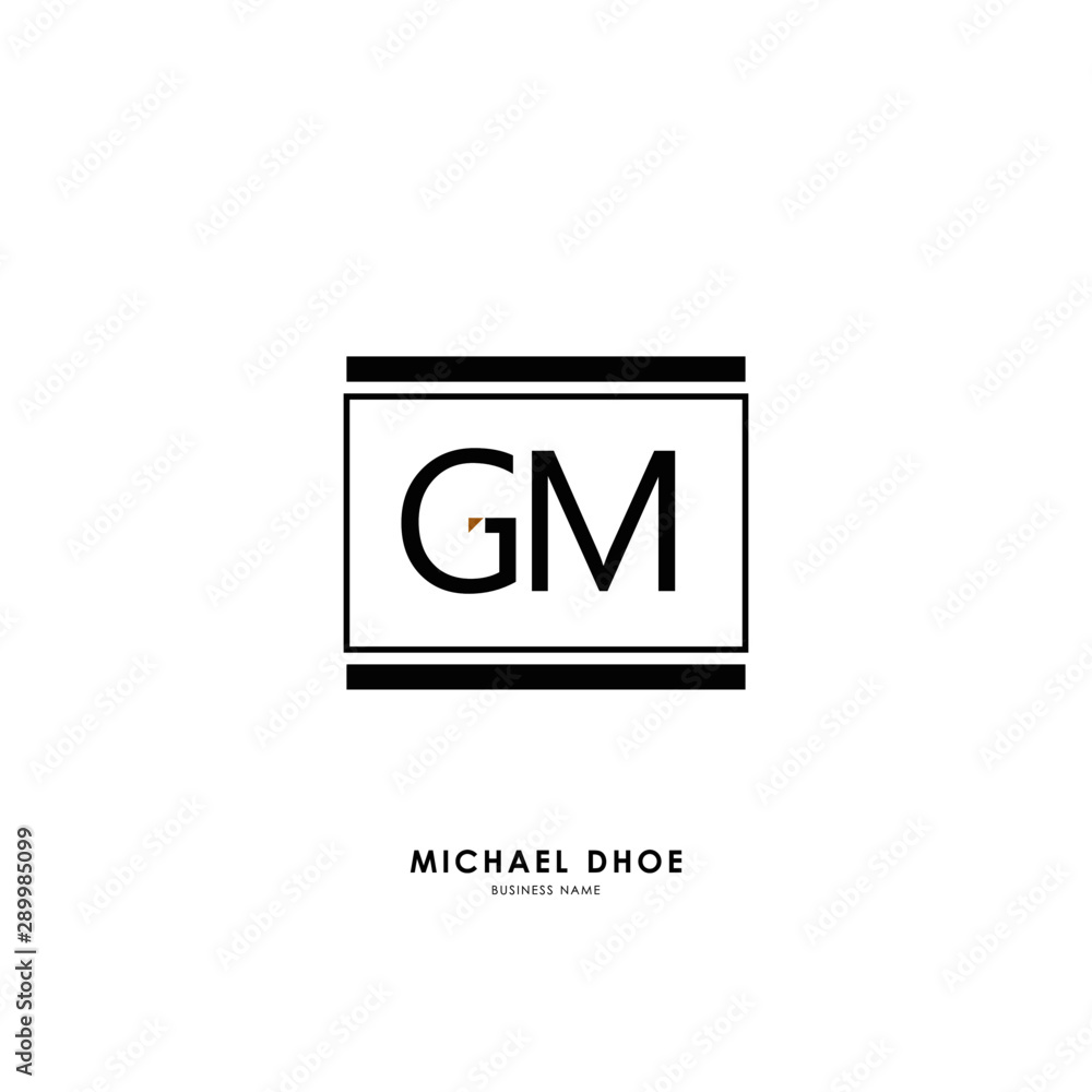 G M GM Initial logo letter with minimalist concept. Vector with scandinavian style logo. G M GM Initial logo letter with minimalist concept. Vector with scandinavian style logo.