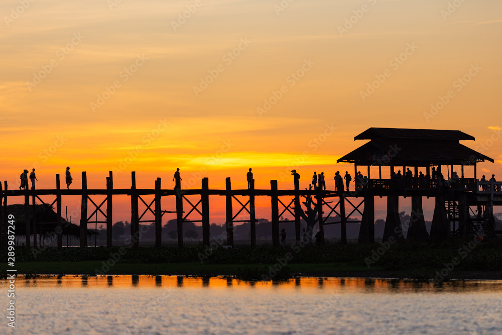 U-Bein-Brücke in Myanmar