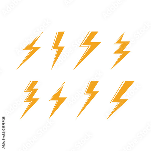 Free Download Flash thunderbolt Template vector icon - GFXLoad
