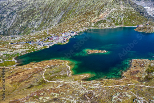 Der Grimselsee in der Schweiz photo