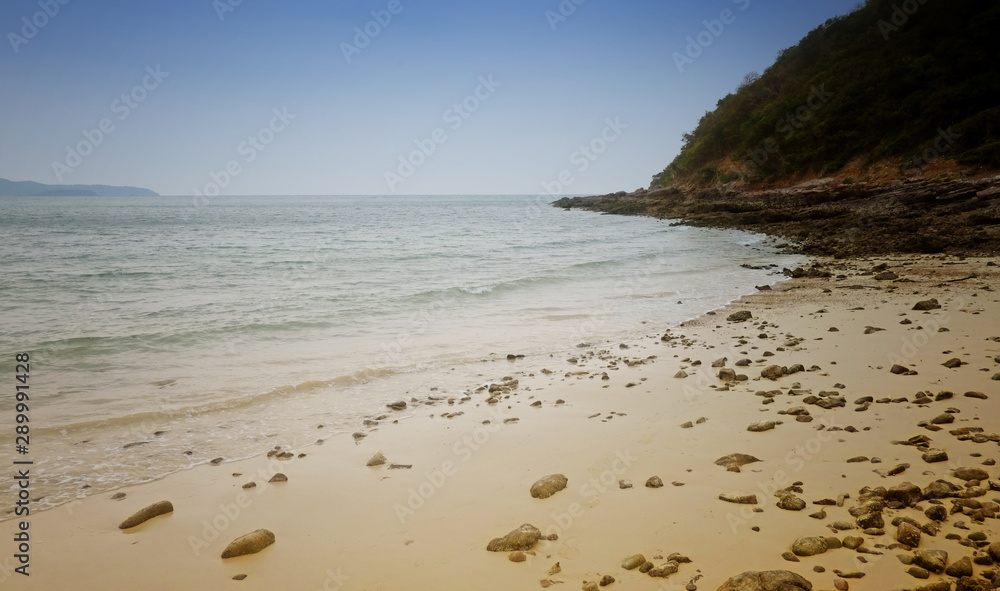 Sea rocks and coasts in Chonburi.