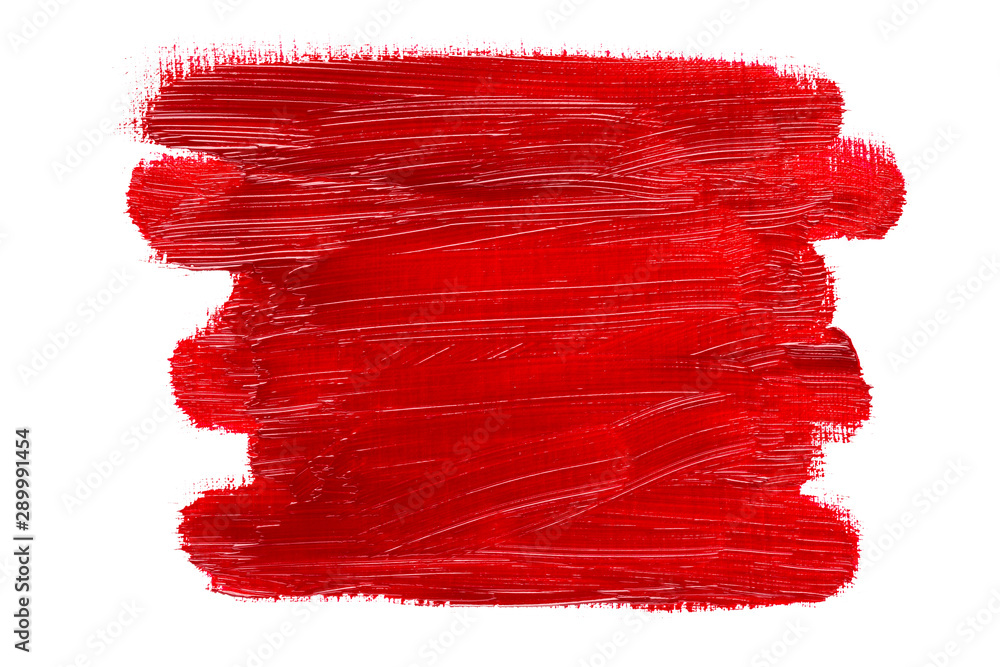 Abstract red oil painting brush strokes Abstract red oil painting brush strokes