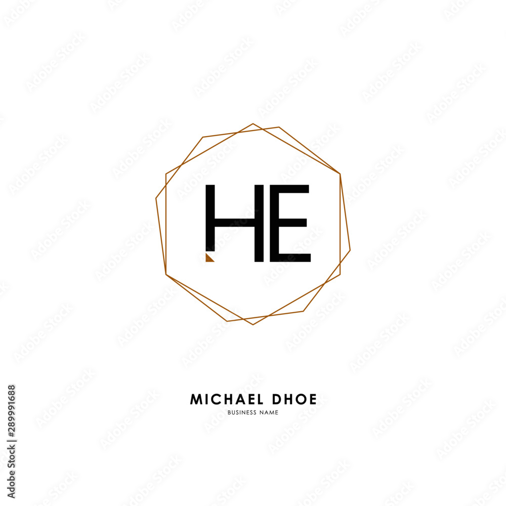 H E HE Initial logo letter with minimalist concept. Vector with scandinavian style logo. H E HE Initial logo letter with minimalist concept. Vector with scandinavian style logo.