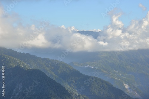 Mountain landscape-Mountain View Resort in the Hsinchu,Taiwan.