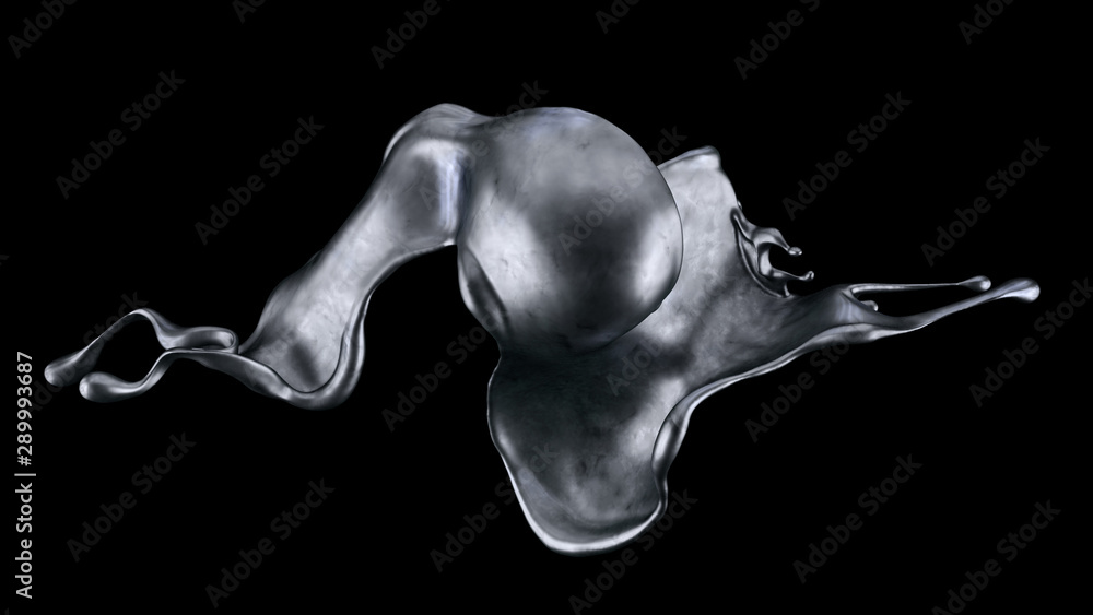 Splash fluid. 3d illustration, 3d rendering. Splash fluid. 3d illustration, 3d rendering.