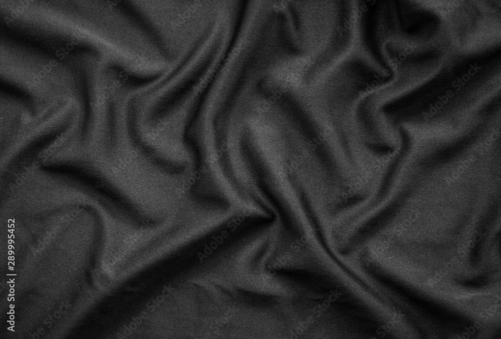 Black cloth texture and background Black cloth texture and background