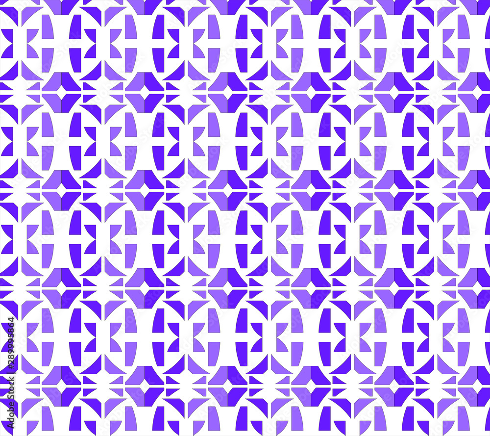 Abstract geometric element pattern design for fabric design and background