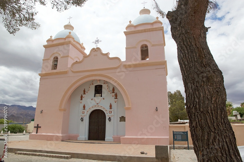 Church at Seclantas village in Calchaqui Valley, Argentina photo