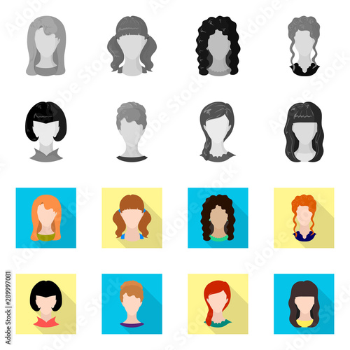Vector illustration of professional and photo sign. Collection of professional and profile vector icon for stock.