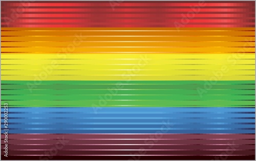 Shiny Grunge Gay pride flag - Illustration,   Rainbow flag