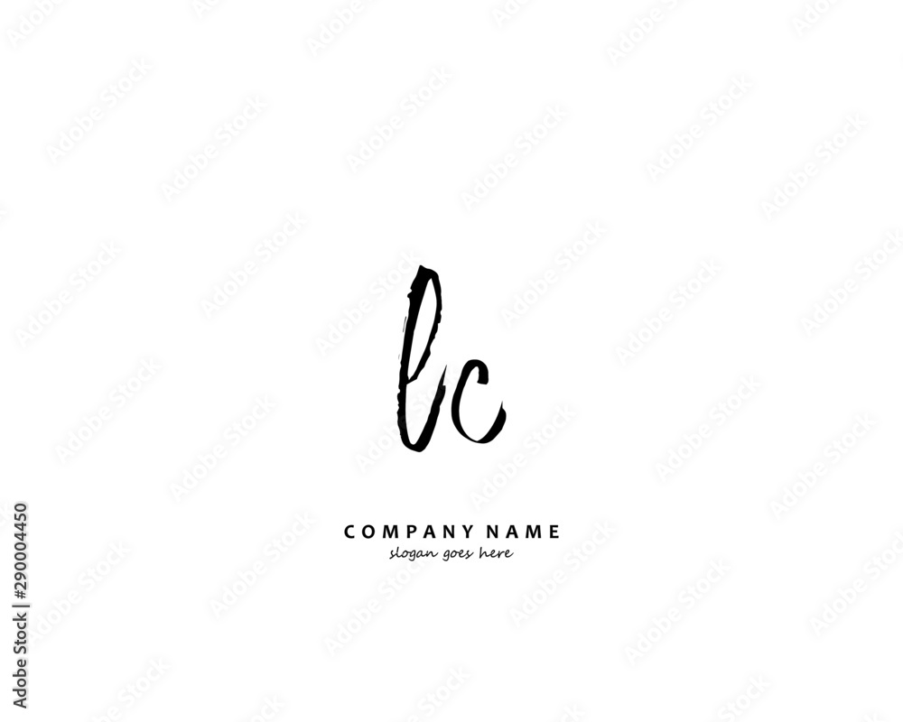 LC Initial letter logo template vector LC Initial letter logo template vector